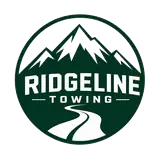 Ridgeline Towing logo — mountain ridgeline badge